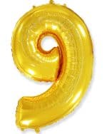 Шар Цифра Золото 102см — изображение 10